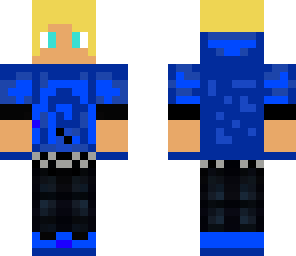 blue man