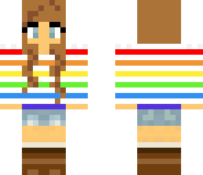 rainbow girl