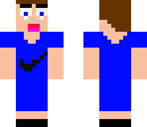 blue man