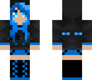 fixed blue ender girl