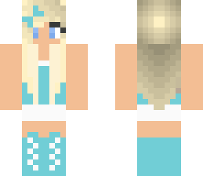 blue girl