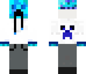 blue creeper with headphones