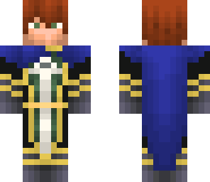 blue caped knight