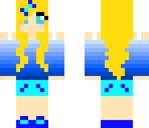 blue girl