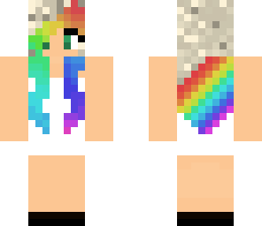 sophisticated rainbow girl