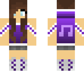 purple dj girl