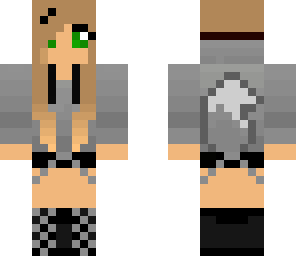 cute brown hair wolf girl