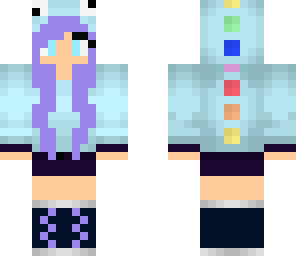 blue girl dinosaur