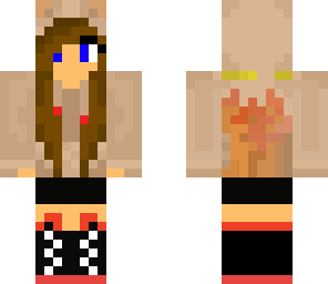 ninetails girl | Minecraft Skin