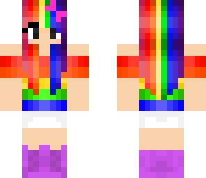 rainbow girl