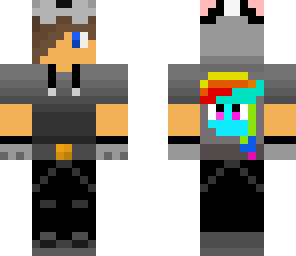 rainbow dash wolf