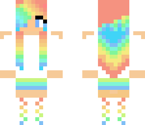 girl rainbow