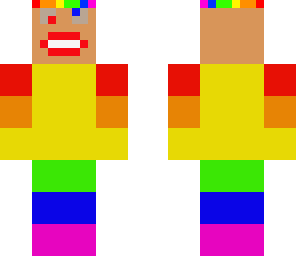 rainbow clown