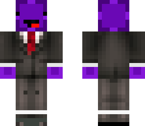 derpy purple slime in a suit