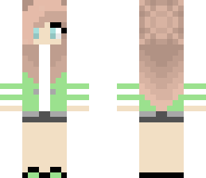 green teen girl