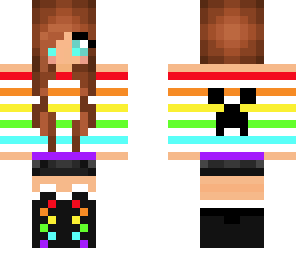 fantastically rainbowific girl