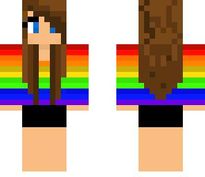 rainbow girl skin again