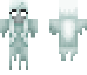 ghost girl with white eyes