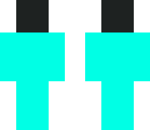 black and aqua