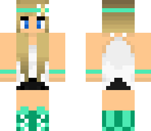 hipster girl turquoise