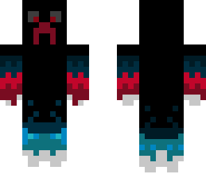 multi-colored creeper ghost