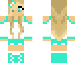 pretty blue and white girl