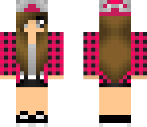 pink skater girl