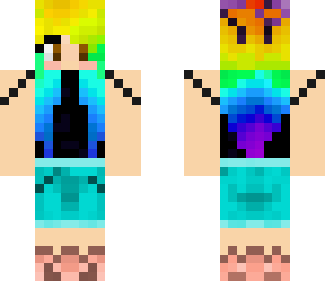 cute rainbow girl 