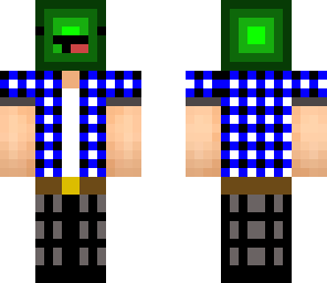 green nerd teenager