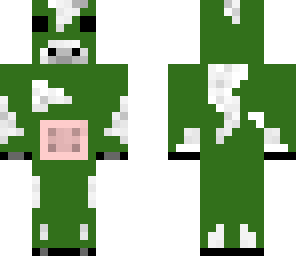 green cow