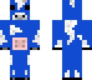 blue cow