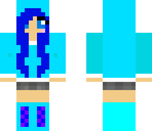 blue girl
