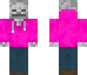 cool skeleton pink
