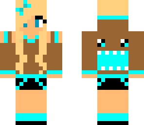 blue domo girl