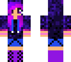 cute purple girl edtied