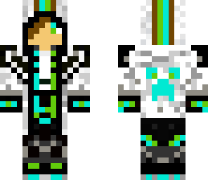 aqua and light green assasin