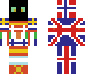 the flag man