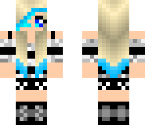 blue gamer gal