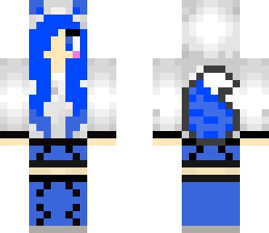 blue wolf girl