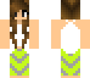 cute chevron stripes girl