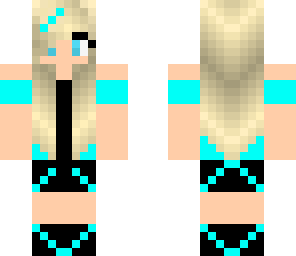 blue girl