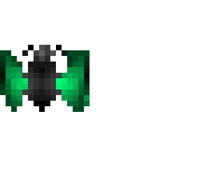green butterfly