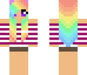 rainbow girl
