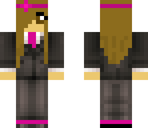 brown haired tux girl