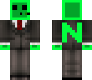 green slime in a suit