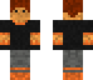 orange and black