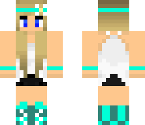 hipster girl light blue
