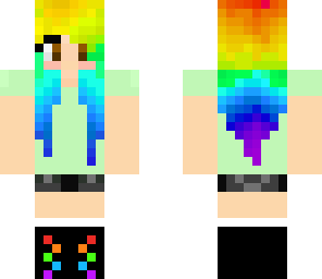 cute rainbow girl