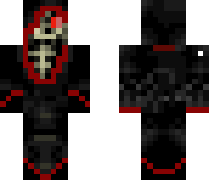 skeleton in hood