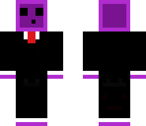 purple slime in a suit